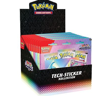 Pokemon Prismatische Entwicklung Tech Sticker Case SEALED ! Deutsch im Karton