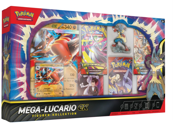 Pokemon Karten Mega-Lucario Figuren-Kollektion