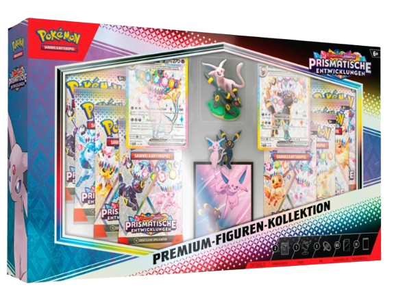 Pokémon Karten Premium-Figuren-Kollektion Karmesin & Purpur - Prismatische Entwicklungen