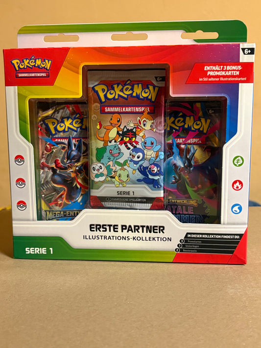 Pokémon-Sammelkartenspiel: Illustrations-Kollektion Erste Partner: Serie 1