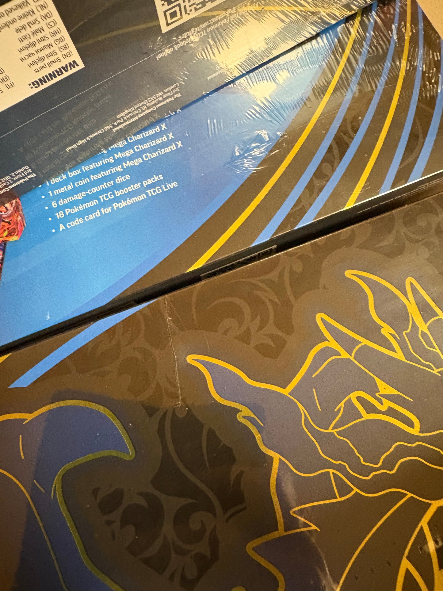 Mega Glurak X ex Ultra-Premium-Kollektion English mit Folienschaden