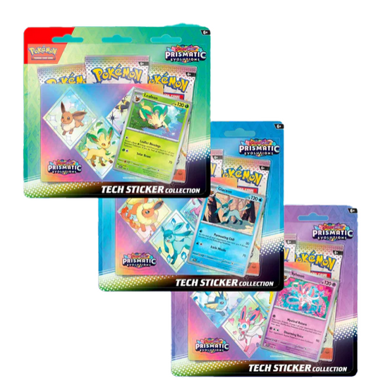 Pokémon Prismatische Entwicklungen Tech-Sticker-Kollektion Deutsch