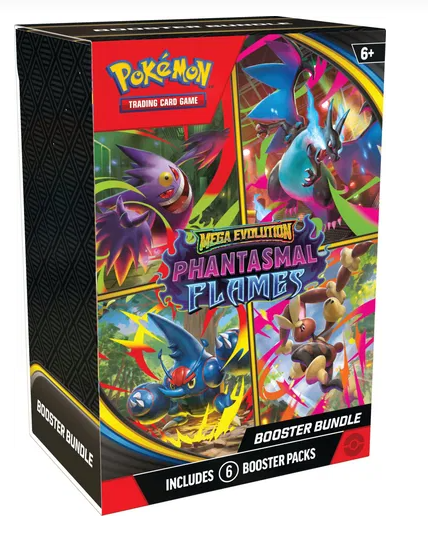 Pokémon TCG: ME02 Phantasmal Flames - Booster Bundle - English